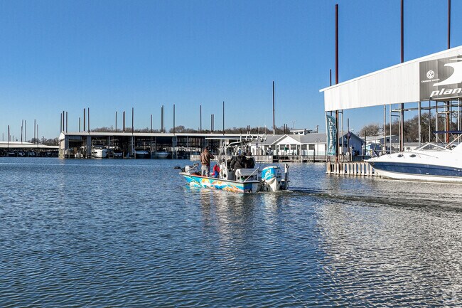 Preston residents enjoy boating on Lake Texoma on the weekends.