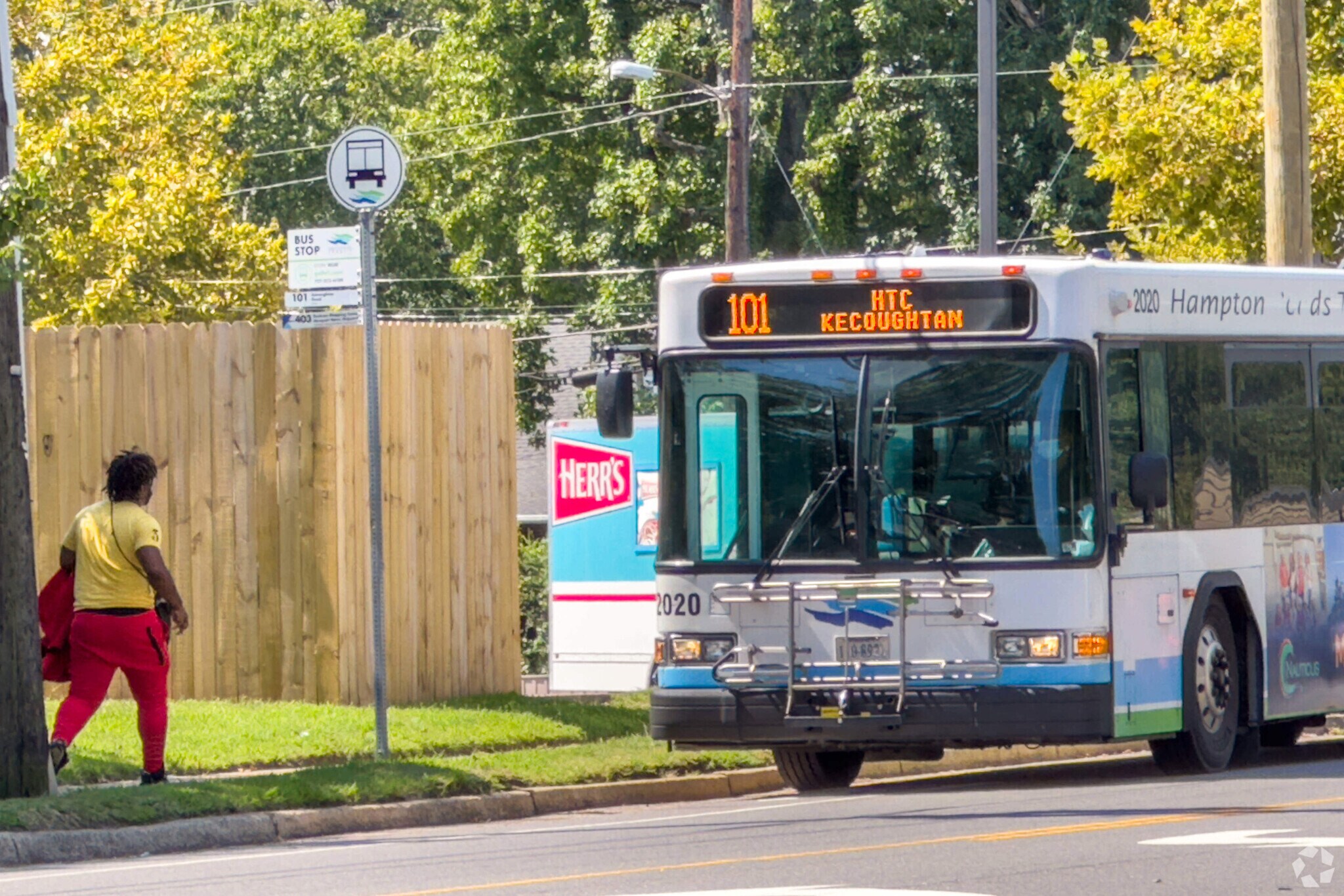 Bus transportation is often utilized in the Sherwood Forest neighborhood of Norfolk.