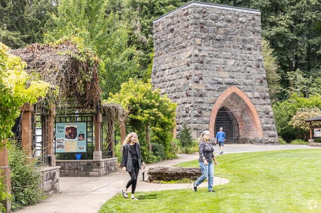 George Rogers Park offers a peek into the past with remnants of an old iron furnace.