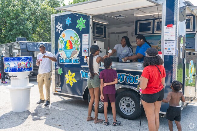 Island Ice has great shaved ice at the Food Truck Festival in Miller.
