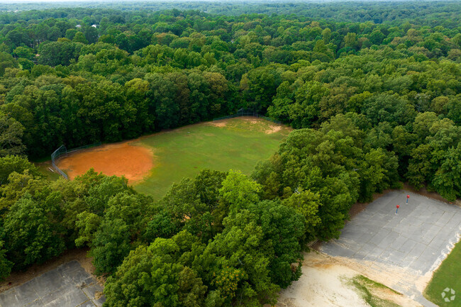 Falling Creek Elementary School has a hidden ballfield.