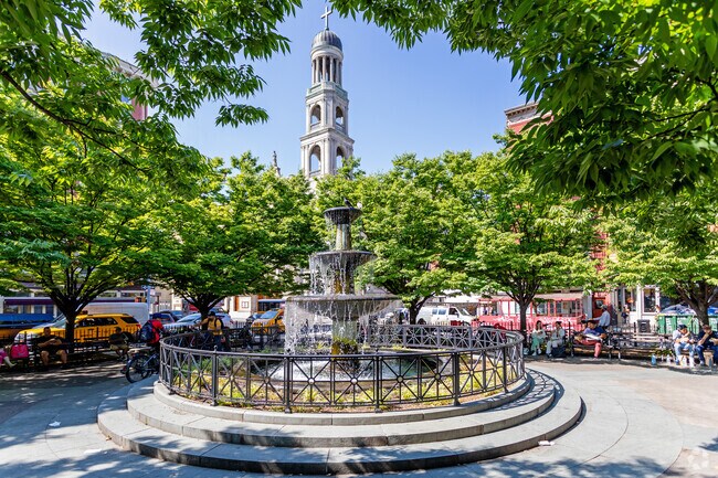 Father Demo Square Park Fountain is a gorgeous park to visit while you are at West Village.