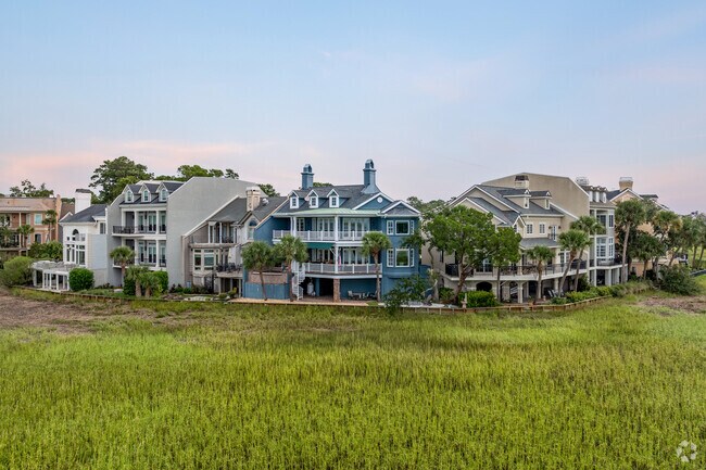 Many of Windmill Harbour's larger homes are located along the Intracoastal Waterway.