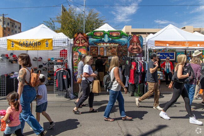 Feldman's is walking distance from the bi-annual 4th Avenue Street Fair with over 350 artists.