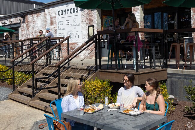 The Commons features great shopping and dining options in Greenville.