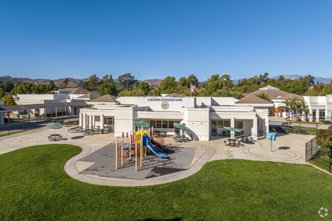 There are many playgrounds at Citrus Glen Elementary School in Ventura, Ca.