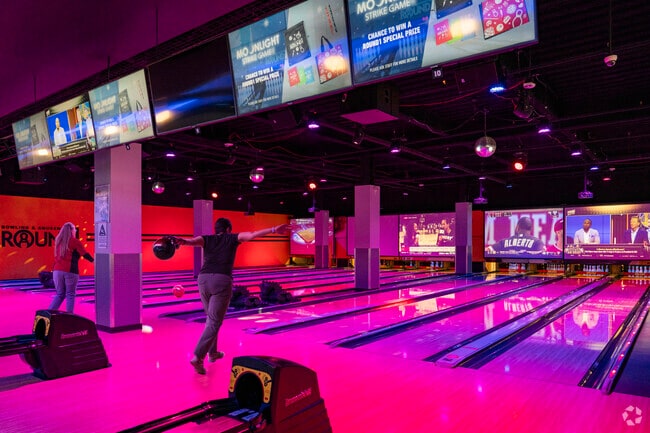 Round 1 is a great option for bowling and arcade games near Huffaker.