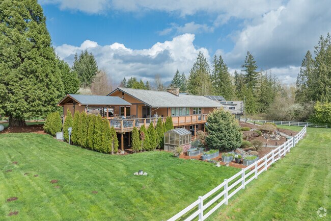 Newaukum features a variety of custom built raised ranch homes overlooking the area.
