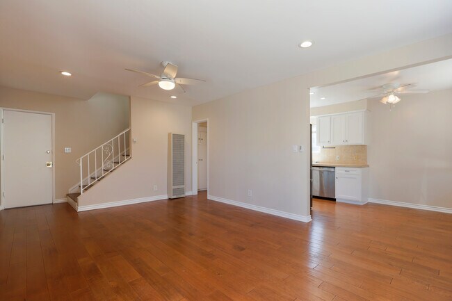 Living room to kitchen