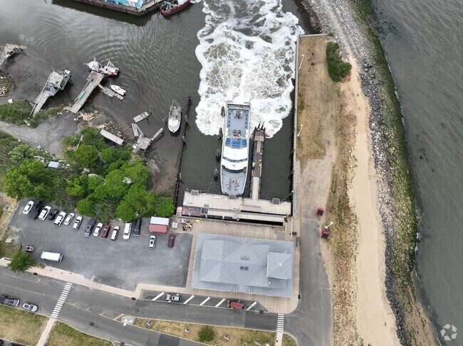 The Seastreak is a high speed ferry with service to New York City.
