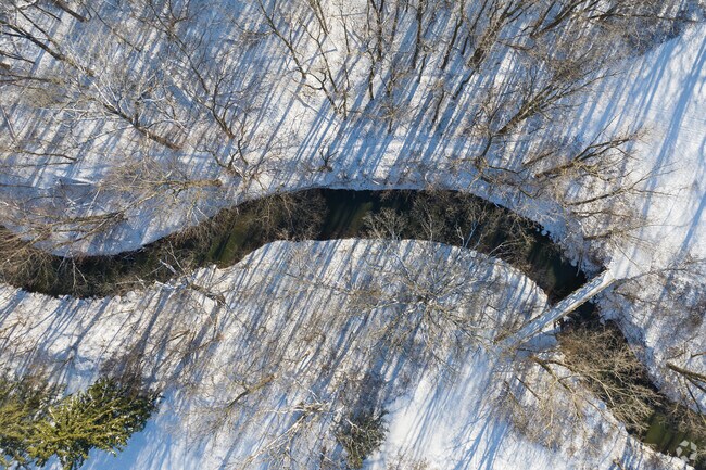 Battle Creek runs through Bennett Park and is 55 miles long.