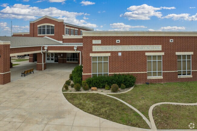 John Caruthers Thompson was the namesake for JC Thompson Elementary in Haslet, TX.