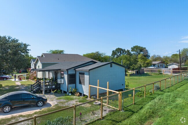 Big back yards are found in the Robstown neighborhood.