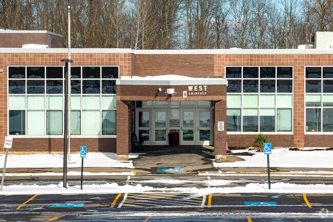One of the many entrances to Granby Elementary School in Fulton.