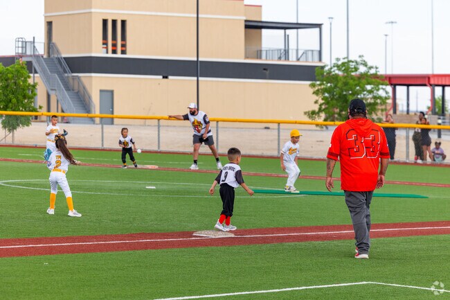 Locals of all ages can join a club team at Cyclone Ballparks in Pecos.