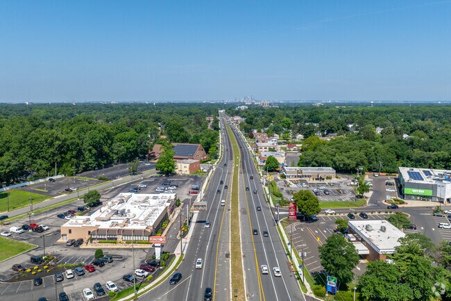 Route 70 is a main throughway towards Philadelphia, bordering Ellisburg.