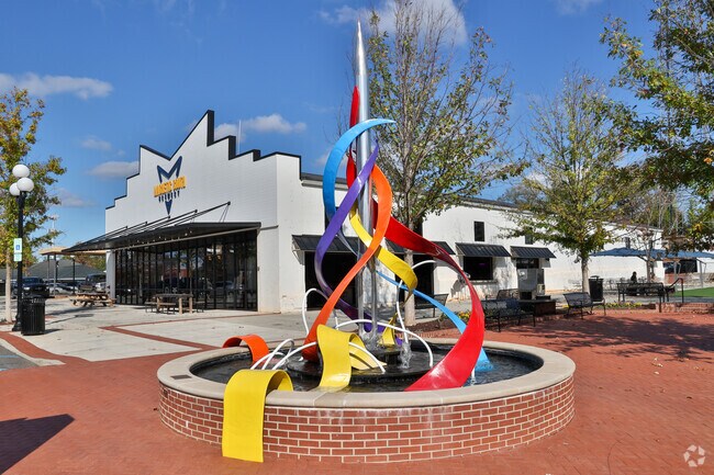 Magnetic South brewery sits at the end of downtown and has events and nightlife in Anderson.