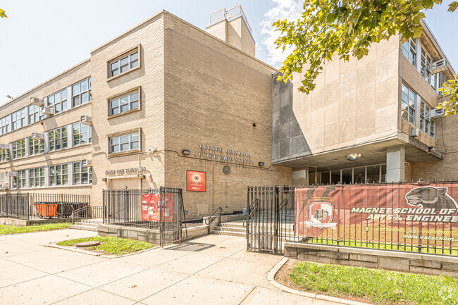 Van Siclen Community Middle School  serves 6-8 plus SE in East New York.