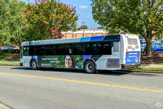 Quail Hollow residents have easy access to the CATS bus system along Park Road.