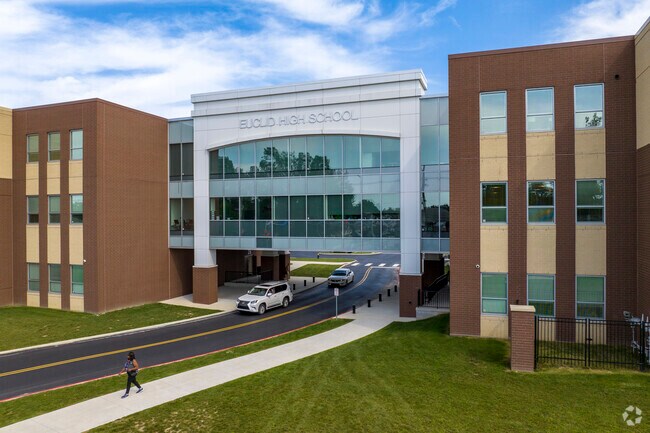 Euclid High School is rated 3/10 on GreatSchools.com.