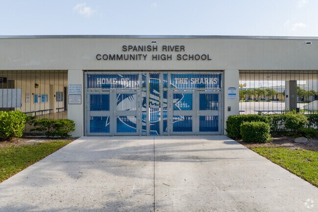 Spanish River Community High School serves students in grades 9 through 12 in Polo Trace.