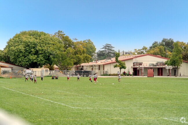 Students enjoy physical education at Sycamore Middle School.