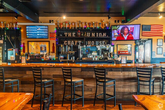 The Union Craft House opened in 2019 and has over 100 beers on tap.