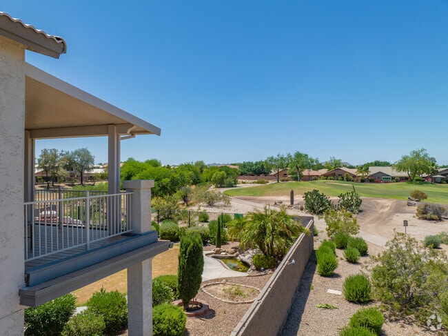You can see the fairways up close from spacious golf course properties.