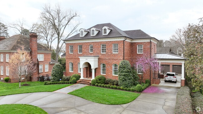 Large two-story homes make up the Eastover neighborhood.