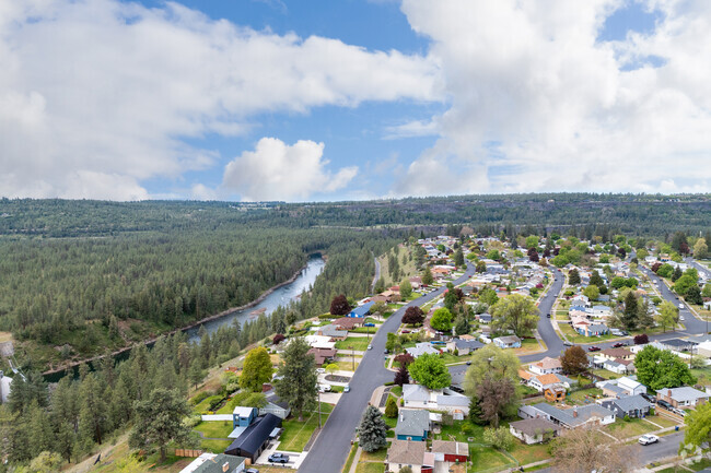 The Northwest Spokane neighborhood has great views over the Spokane river.