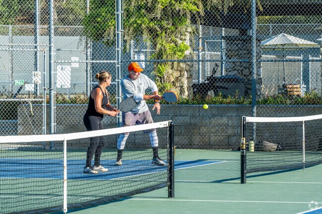 Pickle ball courts are plentiful at Alta Laguna Park, where many Top of the World residents play.