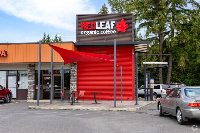 Red Leaf Cafe in Memorial Park has a quick drive through for those on the go.