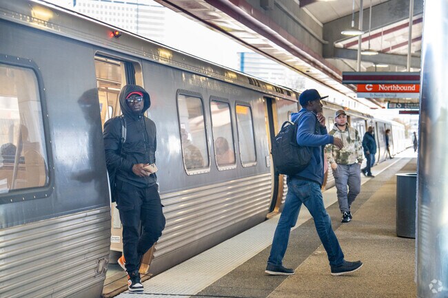 Residents in Sandy Springs can hop on the MARTA Red Line at any of the local stations.