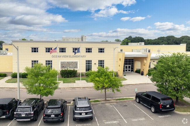 Ocean View Elementary has over 450 students.