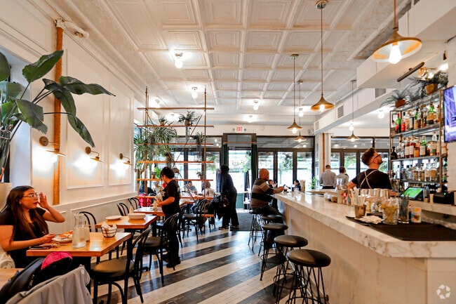 Enjoying great food and great service at FUMO in Hamilton Heights.