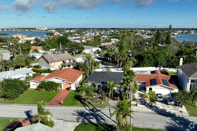 Indian Rocks Beach has one-story ranch-style homes priced from the mid $600Ks to over $1 million.