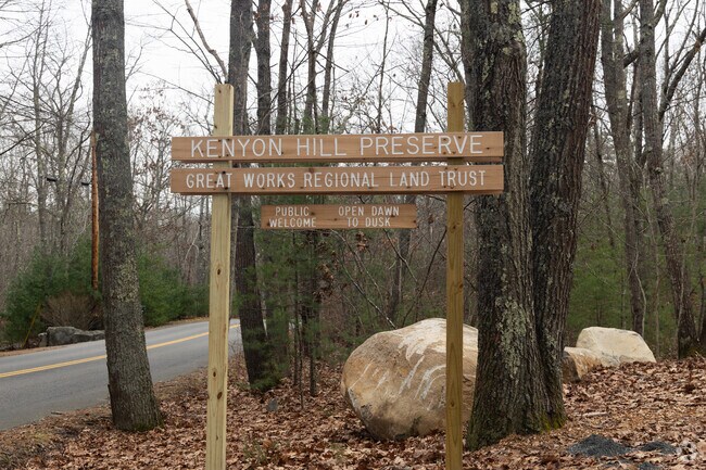 Kenyon Hill Preserve is in South Berwick.