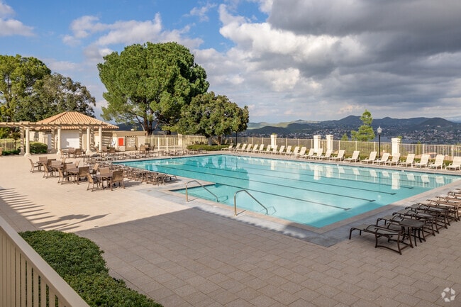 Cool off at the pool located at the Tuscany Hills Clubhouse.