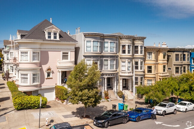 Victorian Homes in The Haight can be located on Masonic and Frederick Streets.
