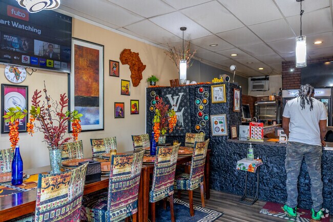 Dine inside or order a platter to go at The Motherland in East Lansdowne.