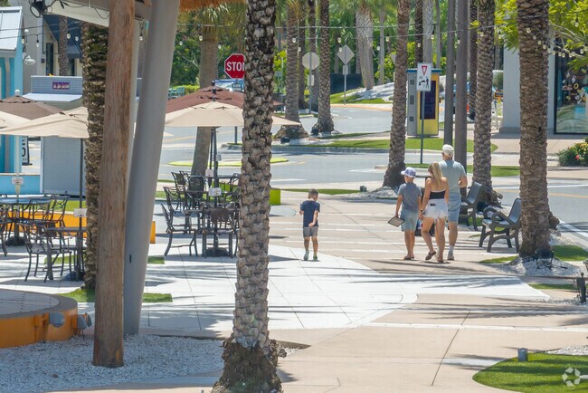 Happy Trails residents can take an afternoon stroll and do some shopping at Sunset Walk.