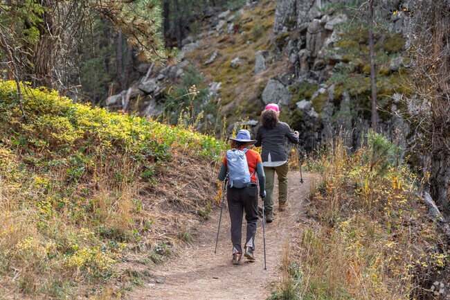 The Anne U. White Trail is around 3 miles round-trip, ideal for a half-day hike with friends.