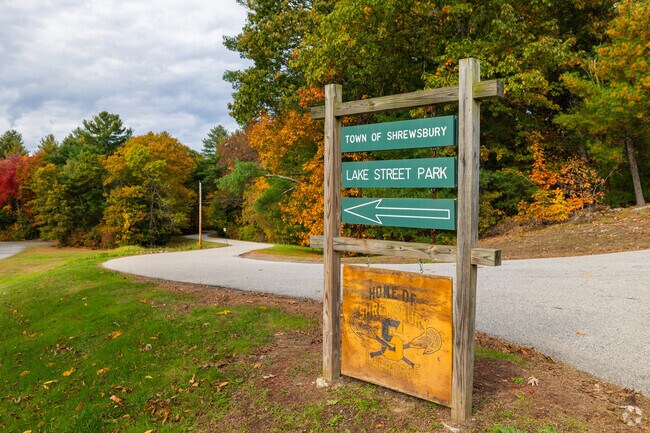 Welcome to Lake Street Park, where you can walk many peaceful trails in Edgemere.