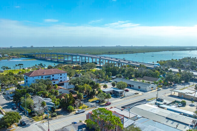 Bridges in Central Beach provide access to the mainland.