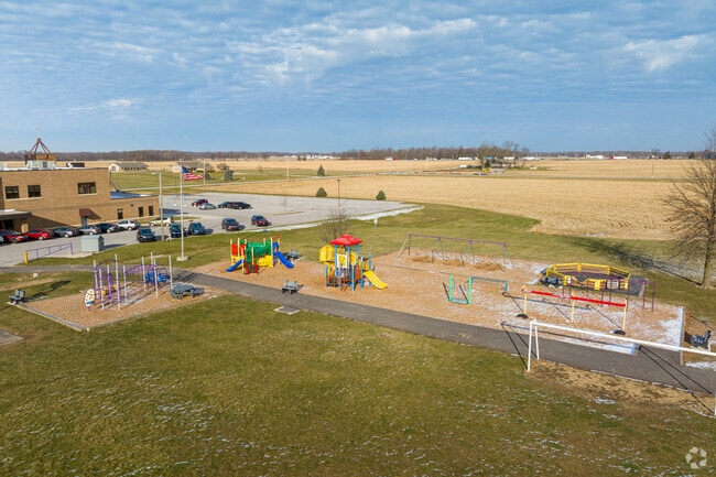 Fort Wayne's Suburban Bethlehem Lutheran School has a large playground for the younger students.