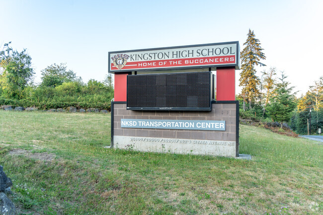 Kingston High School scores a B plus on Niche.