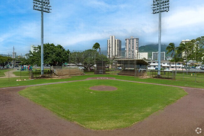 Youth and the young-at-heart can play baseball at Ala Wai Community Park in McCully-Mō'ili'ili.