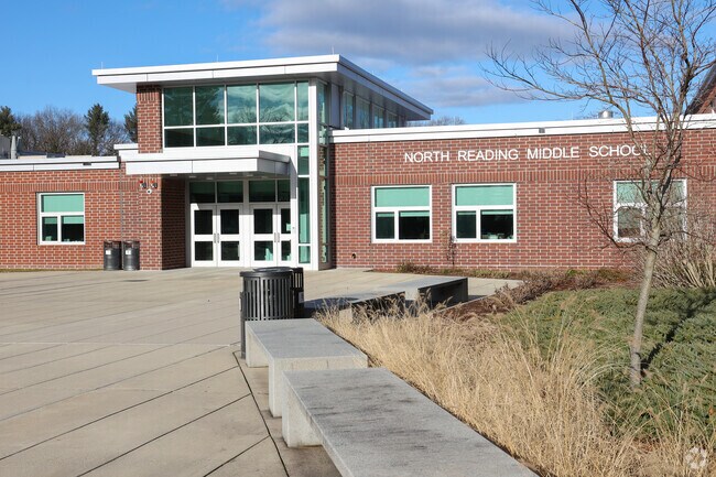North Reading Middle School is on the same campus as the High School.