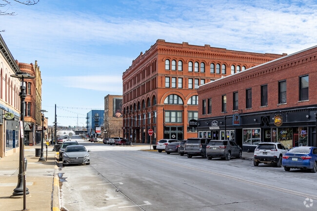 Sioux City condos are dotted throughout the downtown Sioux City area.