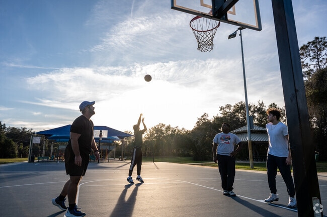 Bill Keller Park is a popular spot for DeBary locals to enjoy a game of basketball.